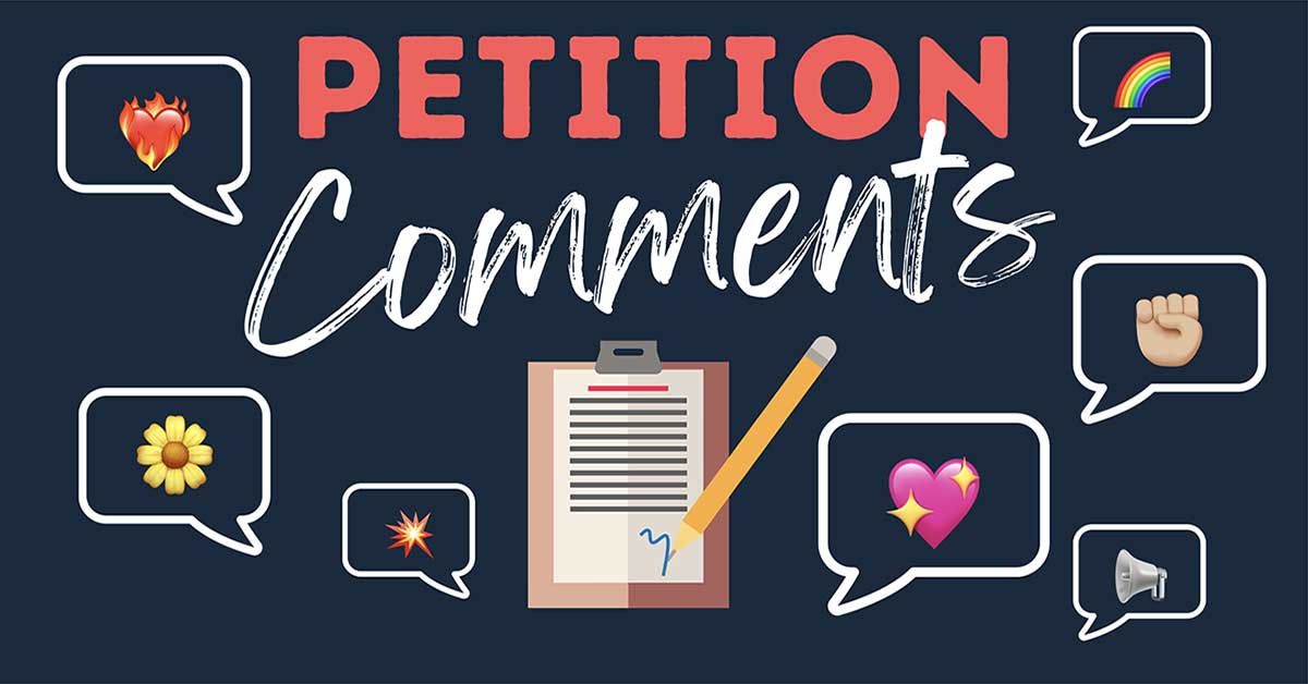 Petition Comments